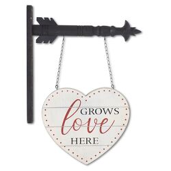 White Heart Planter Arrow Replacement From The Flower Loft, your florist in Wilmington, IL