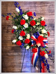 America Proud Wreath From The Flower Loft, your florist in Wilmington, IL