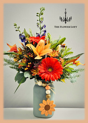 Autumn Riches From The Flower Loft, your florist in Wilmington, IL