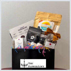 Chocolate Lovers Gift Basket From The Flower Loft, your florist in Wilmington, IL