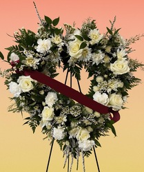 A Divine Heart From The Flower Loft, your florist in Wilmington, IL