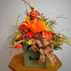 Autumn Explosion From The Flower Loft, your florist in Wilmington, IL
