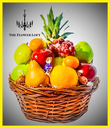 Mixed Fruit Gift Basket From The Flower Loft, your florist in Wilmington, IL