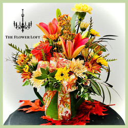 Autumn Serenity From The Flower Loft, your florist in Wilmington, IL