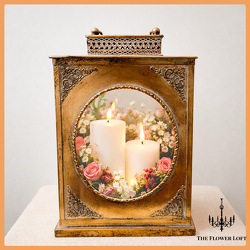 Golden Lantern From The Flower Loft, your florist in Wilmington, IL