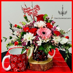 A Hot Cup of You! From The Flower Loft, your florist in Wilmington, IL