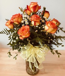 Autumn Rose Bouquet From The Flower Loft, your florist in Wilmington, IL