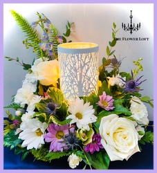 Illuminated in Light From The Flower Loft, your florist in Wilmington, IL