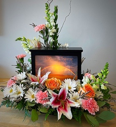 Inspirational Light Box Arrangement From The Flower Loft, your florist in Wilmington, IL