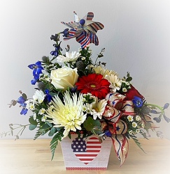 America The Beautiful From The Flower Loft, your florist in Wilmington, IL