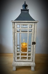 Painted Arbor Style Lantern From The Flower Loft, your florist in Wilmington, IL