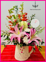 Love Birds Bouquet From The Flower Loft, your florist in Wilmington, IL