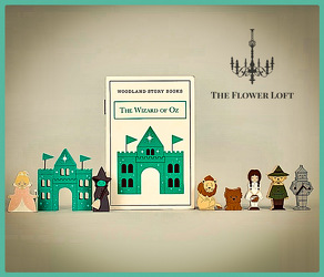 The Wizard of Oz Wooden Storybook From The Flower Loft, your florist in Wilmington, IL