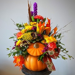 Sweet Pumpkin From The Flower Loft, your florist in Wilmington, IL