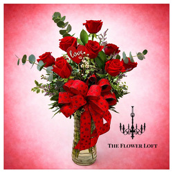 Red is Forever From The Flower Loft, your florist in Wilmington, IL