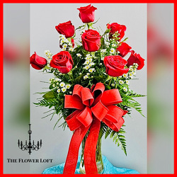 Red is Forever! From The Flower Loft, your florist in Wilmington, IL