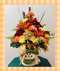 Happy Scarecrow From The Flower Loft, your florist in Wilmington, IL