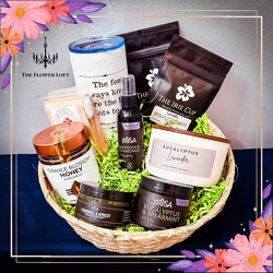 Spa Day Gift Basket From The Flower Loft, your florist in Wilmington, IL