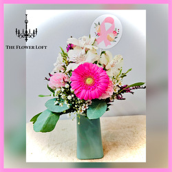 Pink October From The Flower Loft, your florist in Wilmington, IL