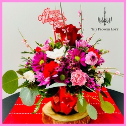 Straight From The Heart From The Flower Loft, your florist in Wilmington, IL