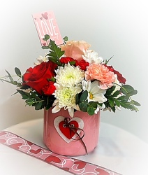 Blushing Beauty From The Flower Loft, your florist in Wilmington, IL