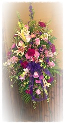 Elegant Easel Spray From The Flower Loft, your florist in Wilmington, IL