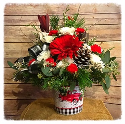My Christmas Pail From The Flower Loft, your florist in Wilmington, IL