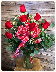 Red is Forever From The Flower Loft, your florist in Wilmington, IL