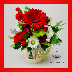 Cup of Holiday Cheer From The Flower Loft, your florist in Wilmington, IL